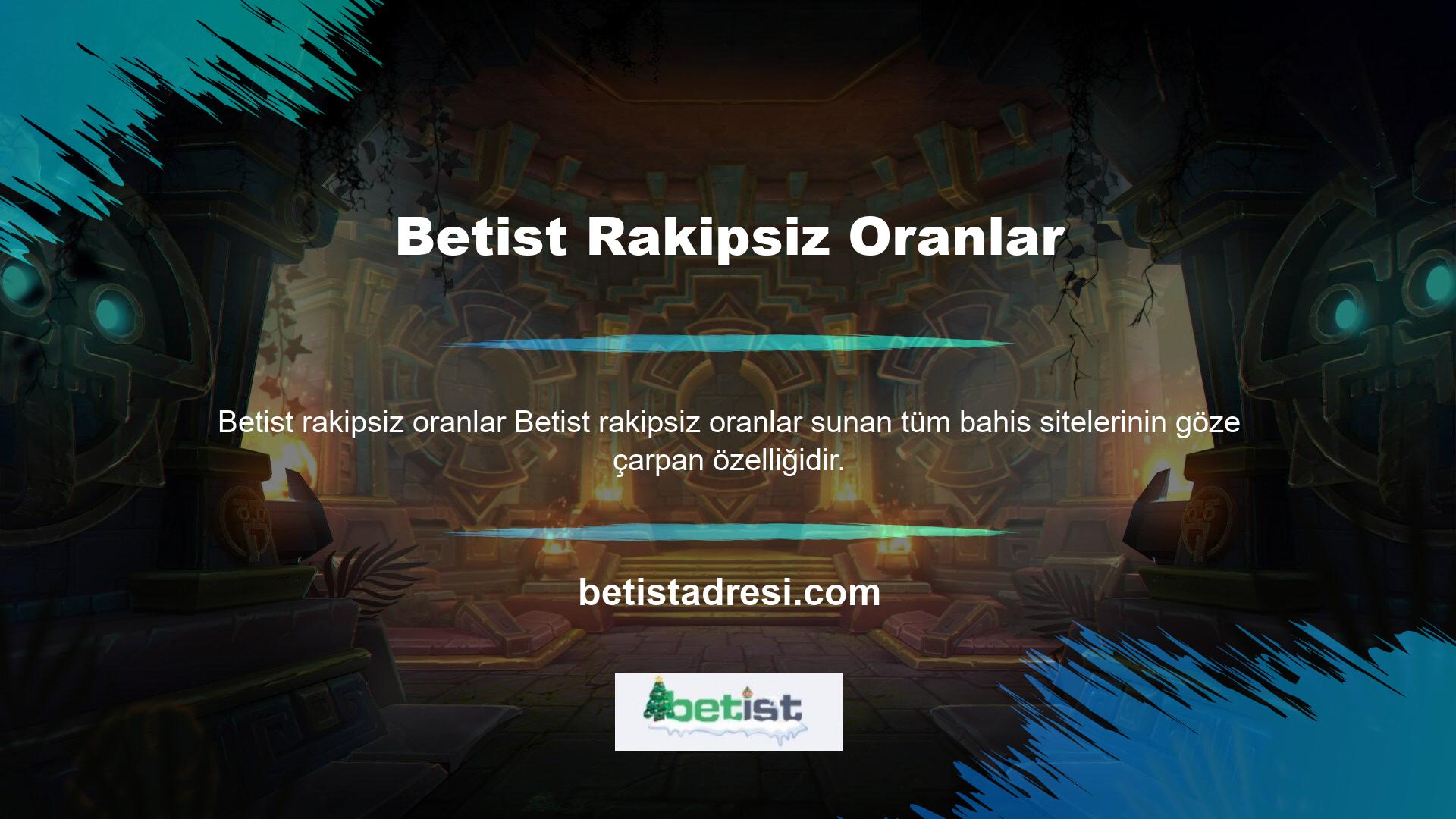 En iyi oranlara sahip bahis sitesi olan Betist şimdi tüm oyunlara tek bir yerde bahis oynamanıza izin veriyor